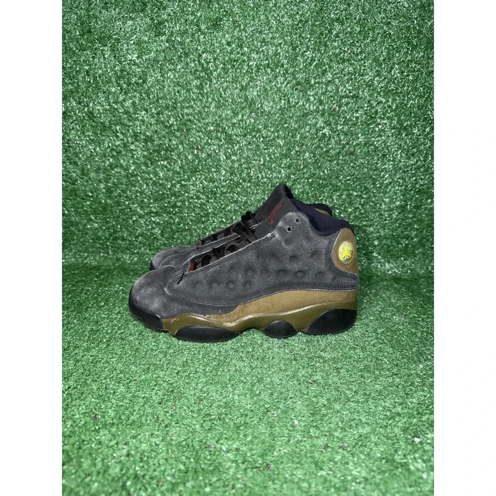 Nike Air Jordan 13 Retro Olive Kid Size 3Y Youth Boy Girl Walking Shoes Sneakers